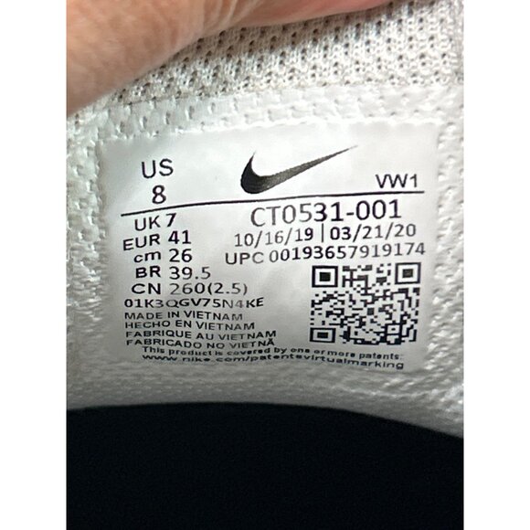 Nike Infinity G Golf with FitSole Black White Men's CT0531-001 Size 8 - Picture 8 of 8